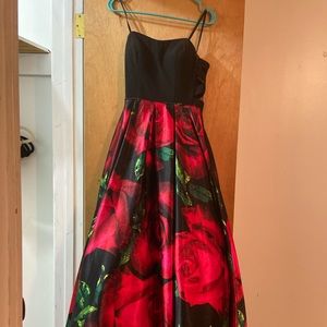 Floral formal dress